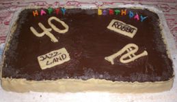 Torte für Robert Bachner zum 40.Geburtstag