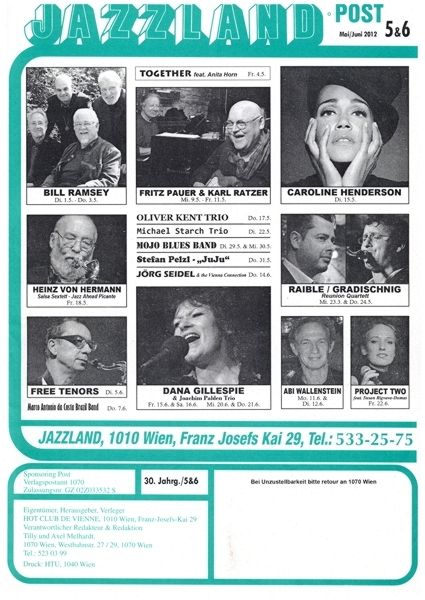 Jazzland Programm-Cover 05-06/2012