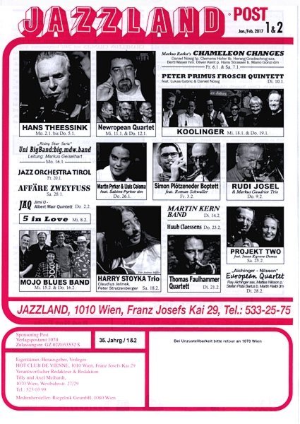 Jazzland Programm-Cover 01-02/2017