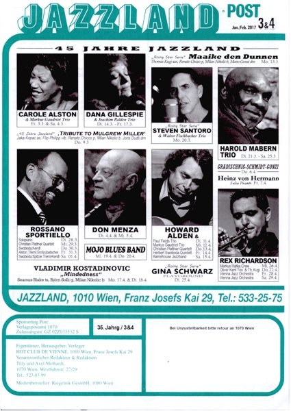 Jazzland Programm-Cover 03-04/2017